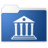 Library blue Icon